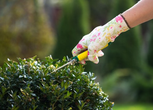 Secure checkout page for gardening services